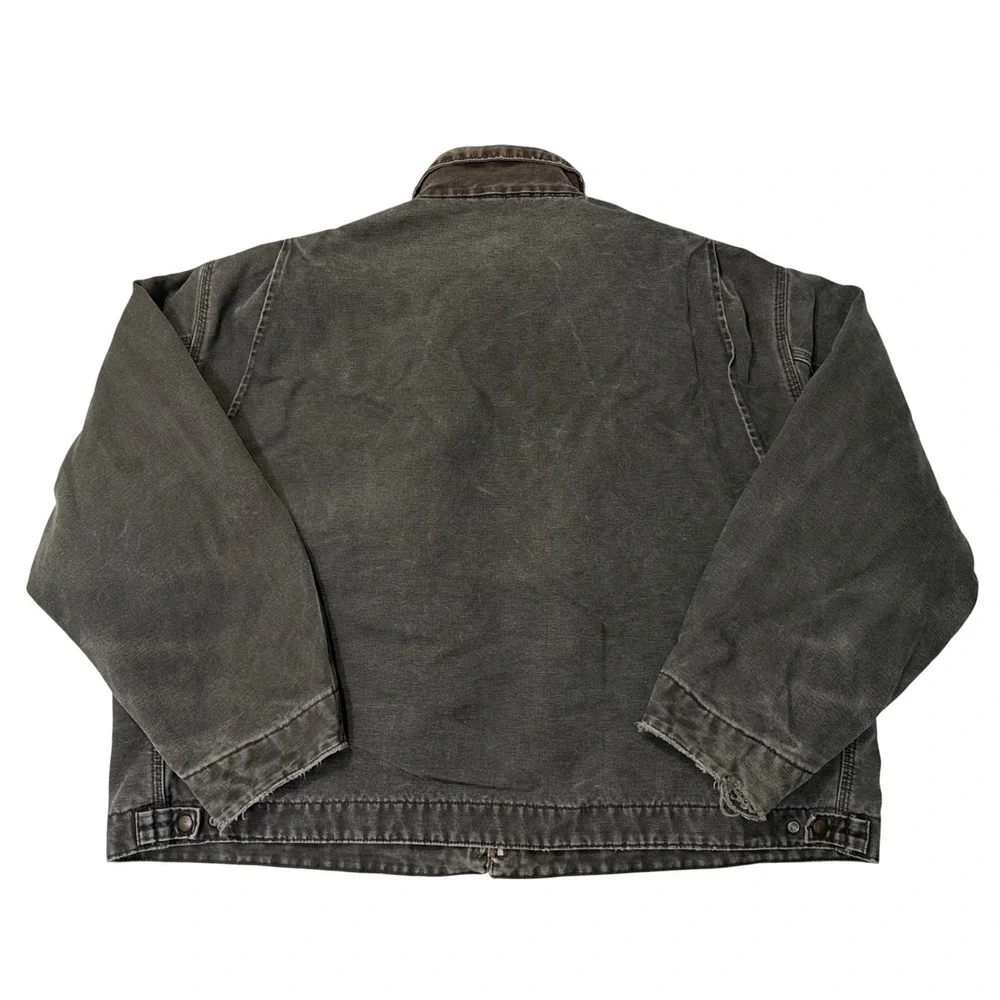 Vintage Carhartt Detroit J97 MOS Jacket Black/Gray -4XL‎ REG